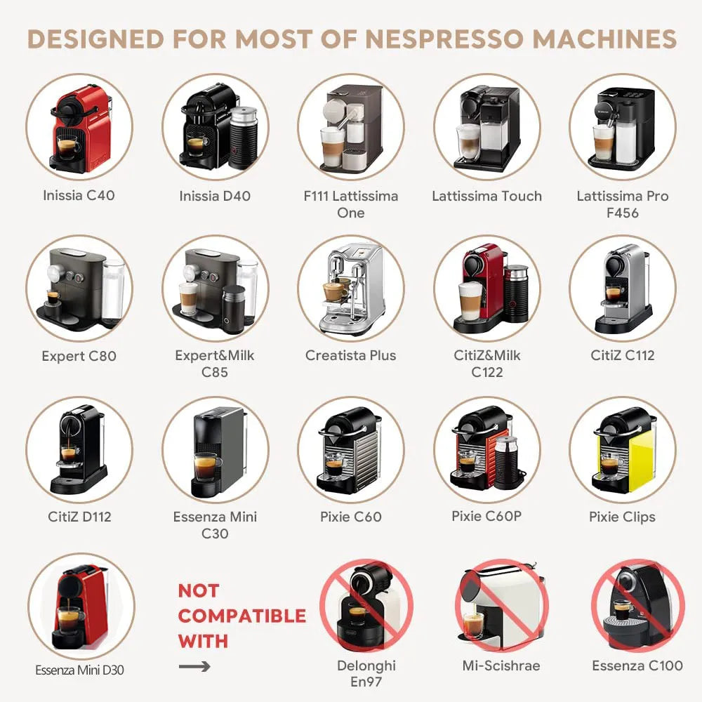 Nespresso, cápsula de café reutilizável em aço inoxidável