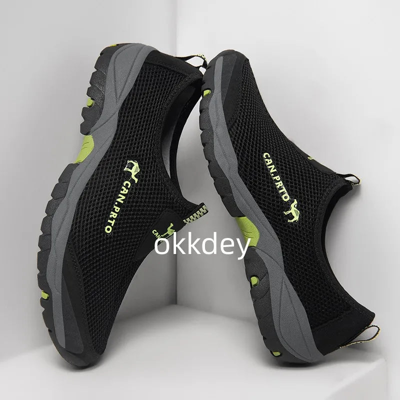 Men's Shoes 2023 Mesh  Casual Shoes Summer Outdoor Sneakers Sports and Leisure Men Non-slip Climbing Shoes Breathable Men's