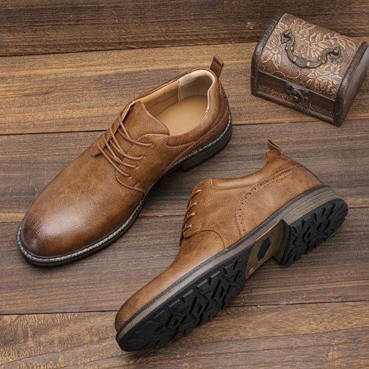 40~46 Casual Shoes Men Fashion Brand Comfortable 2024 Leather Shoes Men #Al7261