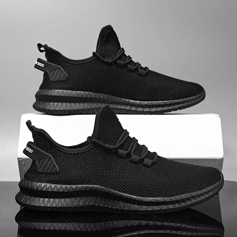 Mesh Casual Shoes Men's Shoes Breathable MEN'S Sneakers Lace-up Lightweight plus Size MEN'S Tennis Shoes Black White Brown Grey