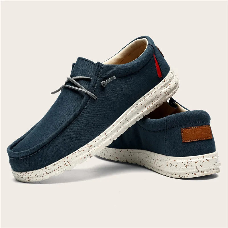 Plus Size 40-48 Men's Casual Shoes Flat Outdoor Mens Sneakers Lightweight Boat Shoes Driving Loafers Breathable Men Canvas Shoes