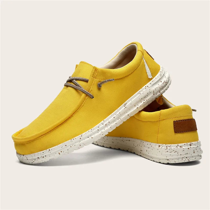 Plus Size 40-48 Men's Casual Shoes Flat Outdoor Mens Sneakers Lightweight Boat Shoes Driving Loafers Breathable Men Canvas Shoes